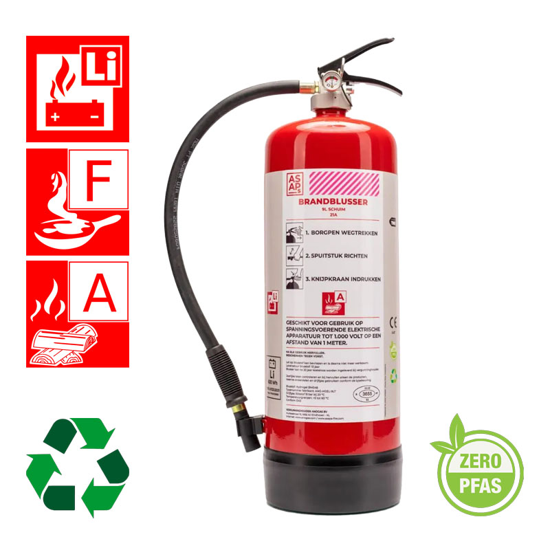 ASAPs AF lithium brandblusser